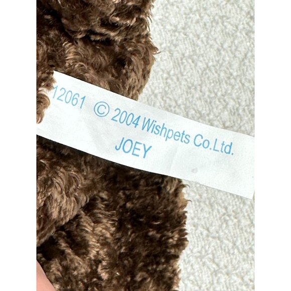 Wish Pets Joey Moose Snowball Plush Toy Stuff Animal Red Mittens Scarf 2004 Gift - Picture 4 of 4